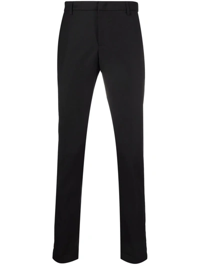 Dondup Trousers With Belt Loops And Pockets In Schwarz