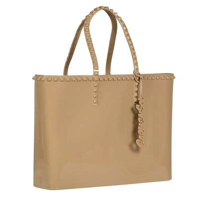 Shop Carmen Sol Angelica Large Tote In Nude