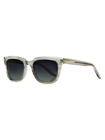 Shop Barton Perreira Men's Chisa 52mm Rectangular Sunglasses In Grey