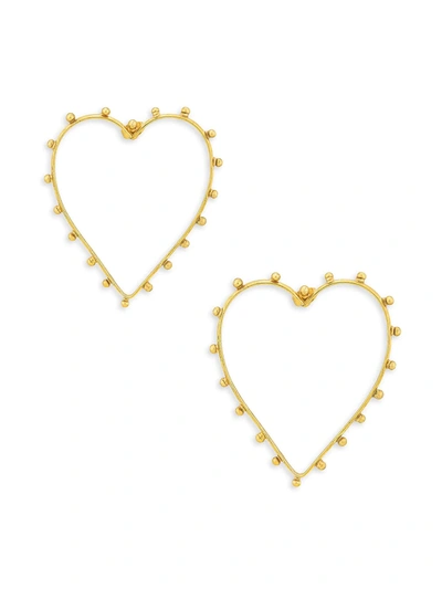 Shop Sylvia Toledano Women's Dots 22k Goldplated Earrings