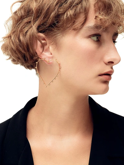 Shop Sylvia Toledano Women's Dots 22k Goldplated Earrings