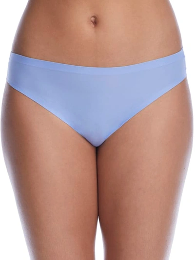 Shop Chantelle Soft Stretch Thong In Periwinkle