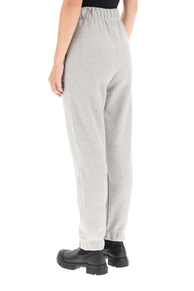 Shop Ganni Isoli Software Joggers In Grey