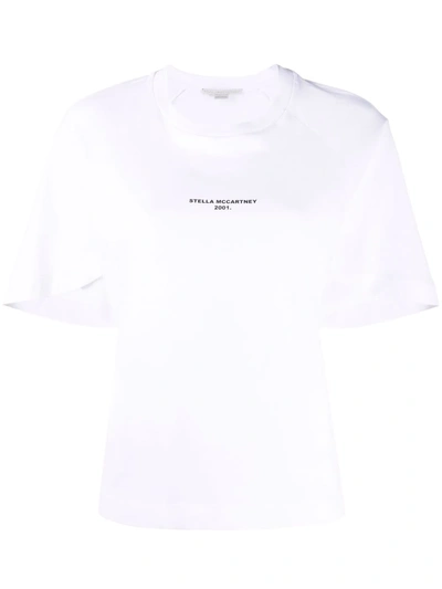 Stella Mccartney 2001 Logo-print T-shirt In Weiss