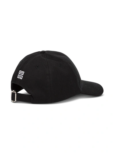 Shop Givenchy Black Cotton Blend Hat With Logo