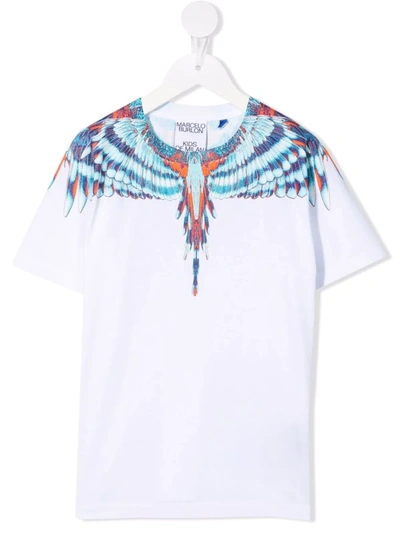 Shop Marcelo Burlon County Of Milan Wings-print T-shirt In White