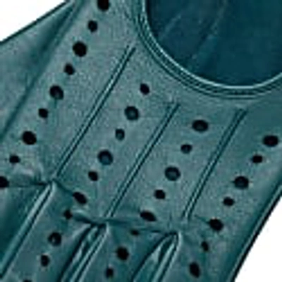 1861 Glove Manufactory Green Rimini - Women's Leather Driving Gloves In Petrol In Driving