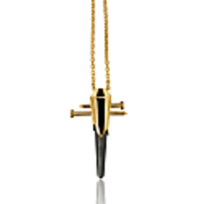 Kasun Stake Cross Pendant Gold In Pendant