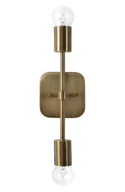 Shop Renwil Anka Wall Sconce In Plated Antique Brass