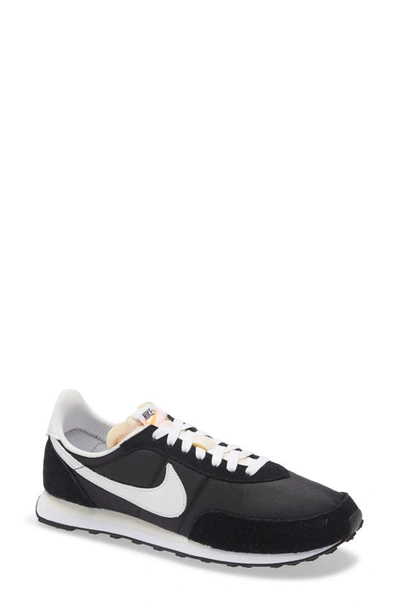 Shop Nike Waffle Trainer 2 Sneaker In Black/ White/ Sail/ Orange