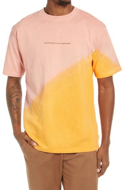 Shop Scotch & Soda Gradient Tie Dye T-shirt In Combo A