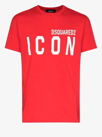 Shop Dsquared2 T-shirt In Red
