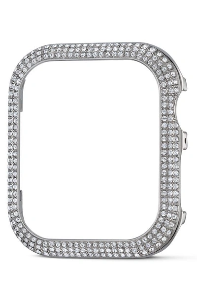 Swarovski Pavé 40mm Apple Watch® Case Attachment In Silver