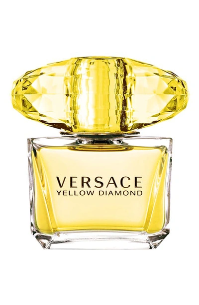 Versace Yellow Diamond Eau De Toilette Fragrance Collection In Transparent