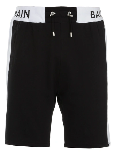 Shop Balmain Shorts Black