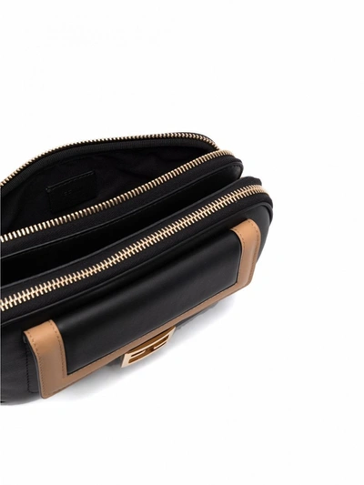 Shop Fendi Baguette Mini Leather Bag