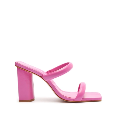 Shop Schutz Ully Leather Sandal In Very Pink