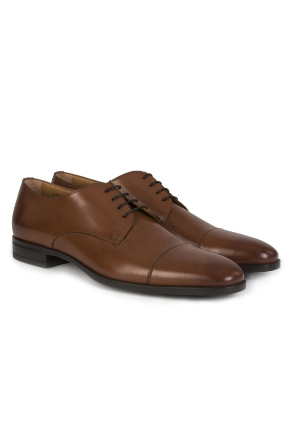 Hugo Boss Kensington Derby Shoes In Brown | ModeSens