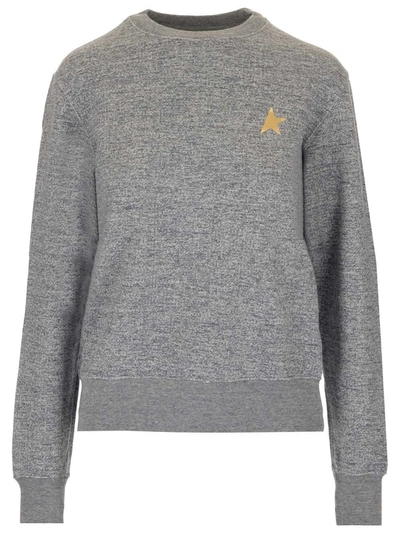 Shop Golden Goose Deluxe Brand Star Printed Sweatshirt In Grey
