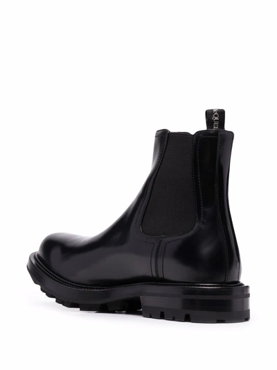 Alexander Mcqueen Watson Boots In Black | ModeSens