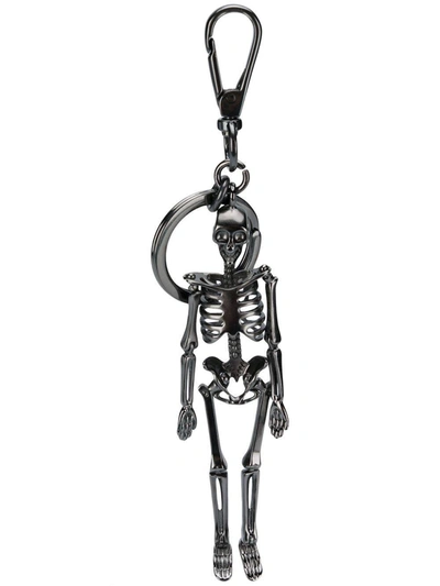 Shop Alexander Mcqueen Keychains Silver