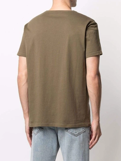 Shop Alexander Mcqueen T-shirts And Polos In Kaki