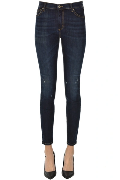 Shop Dondup Luriel Super Skinny Jeans In Denim