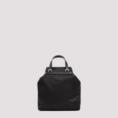 Shop Prada Mini Backpack Nylon Bag In Black