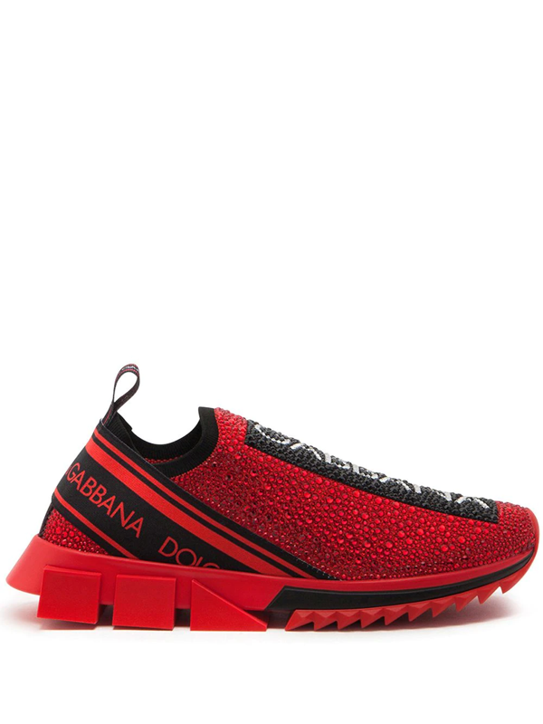 dolce & gabbana sorrento knit sneakers