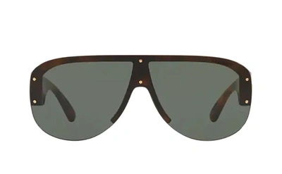 Shop Versace Eyewear Aviator Frame Sunglasses In Multi