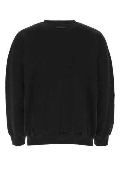 Shop Fear Of God Black Fabric Sweatshirt  Nd  Uomo L