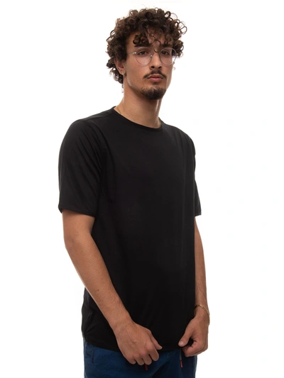 Shop Kiton T-shirt Short Sleeves In Black