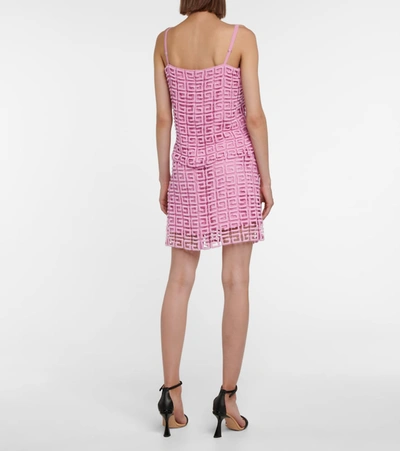 Shop Givenchy 4g Wool-blend Camisole In Pink