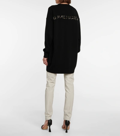 Shop Givenchy Wool And Cashmere Cardigan In Black