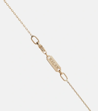 Shop Suzanne Kalan Amalfi Collection Blossom 14kt Yellow Gold Necklace With Diamonds