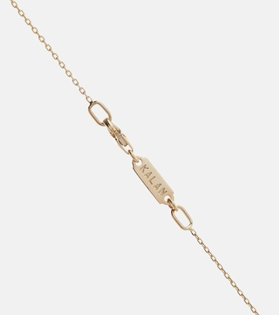 Suzanne Kalan 14kt Yellow Gold Necklace With Citrines In Gold