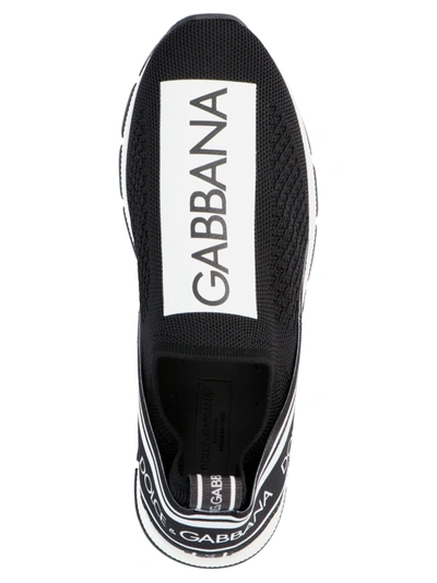 Shop Dolce & Gabbana Sorrento Shoes In Black & White
