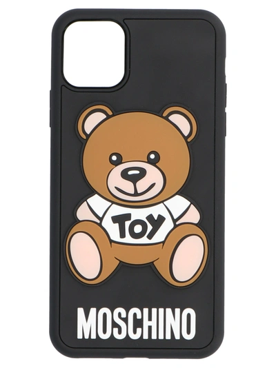 Shop Moschino Teddy Iphone 11 Pro Max Case In Black
