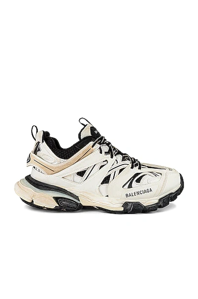 Shop Balenciaga Track Sneaker In White & Black