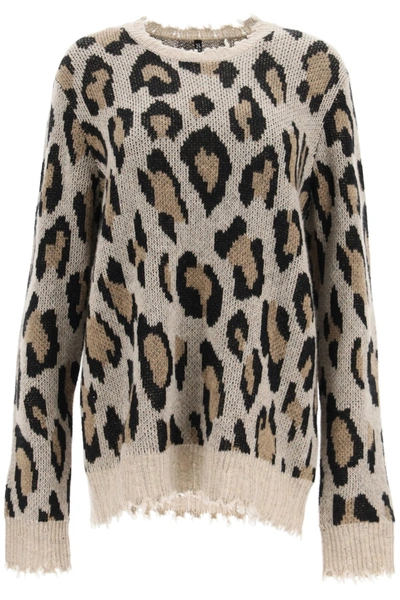 Shop R13 Leopard Printed Pullover In Multi