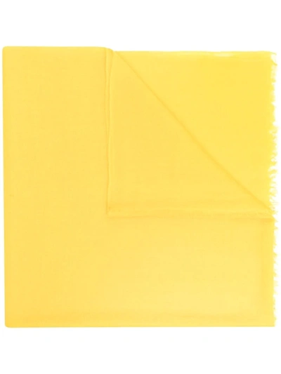 Shop Isabel Marant Alette Cashmere Scarf In Yellow