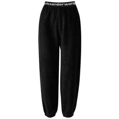 Shop Alexander Wang T Black Stretch-corduroy Trousers