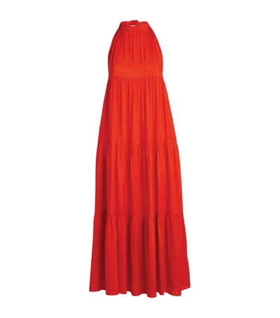 Shop Solid & Striped Britney Maxi Dress In Red