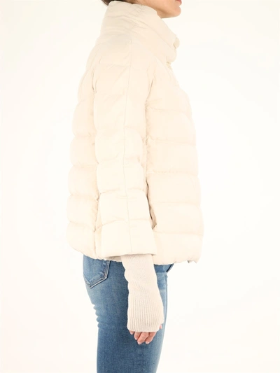 Shop Herno Eolo Down Jacket In White