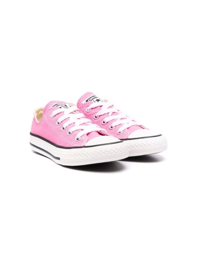 Shop Converse Low-top All-star Trainers In Pink