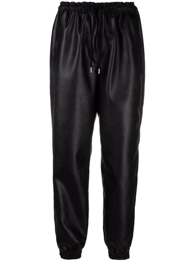 Shop Stella Mccartney Kira Faux Leather Trousers In Black