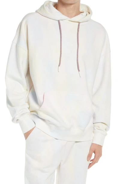 Shop Six Week Residency Tie Dye Hoodie In White / Tye-die