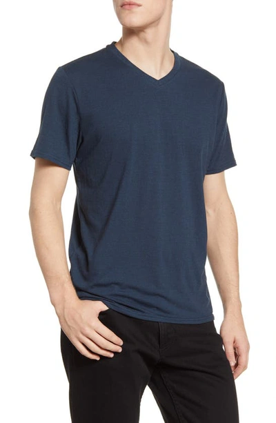 Shop Threads 4 Thought Slim Fit V-neck T-shirt In Midnight