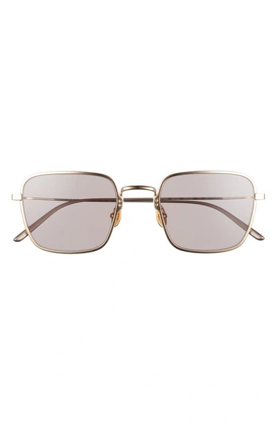 Shop Prada 52mm Square Sunglasses In Pale Gold/ Light Brown