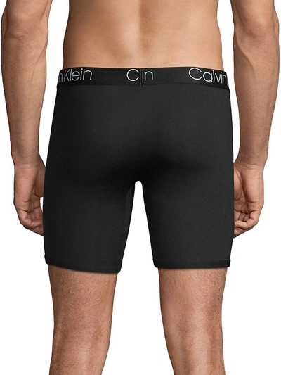 Shop Calvin Klein Men's Ultra-soft Modal Monogram Boxer Brief In Heather Grey